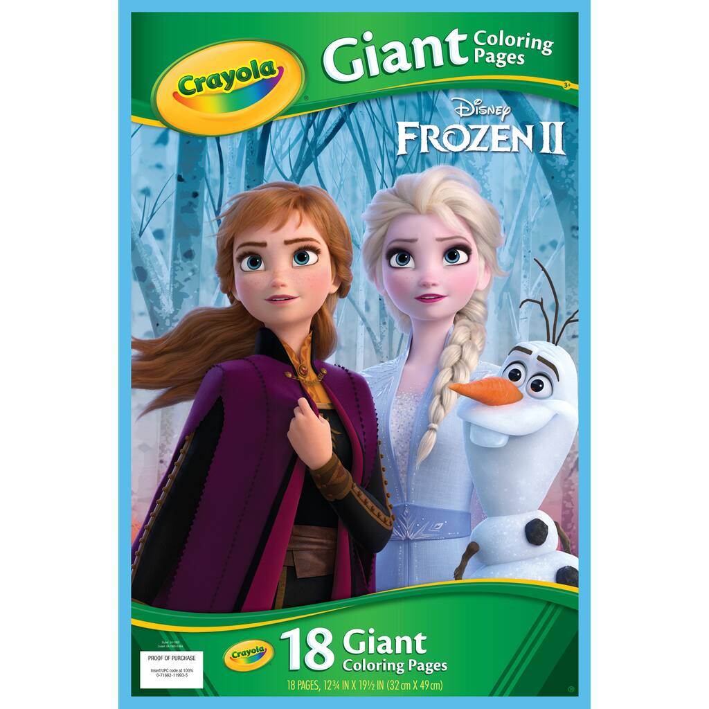 Crayola Disney Frozen 2 Giant Coloring Book Michaels
